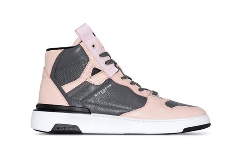 givenchy pink sneakers|Givenchy wing high top sneakers.